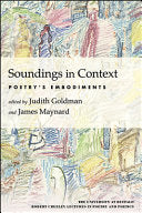Goldman, Judith & Maynard, James (eds.): Soundings in Context (HB)