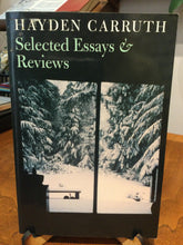 Carruth, Hayden: Selected Essays and Reviews [used paperback]