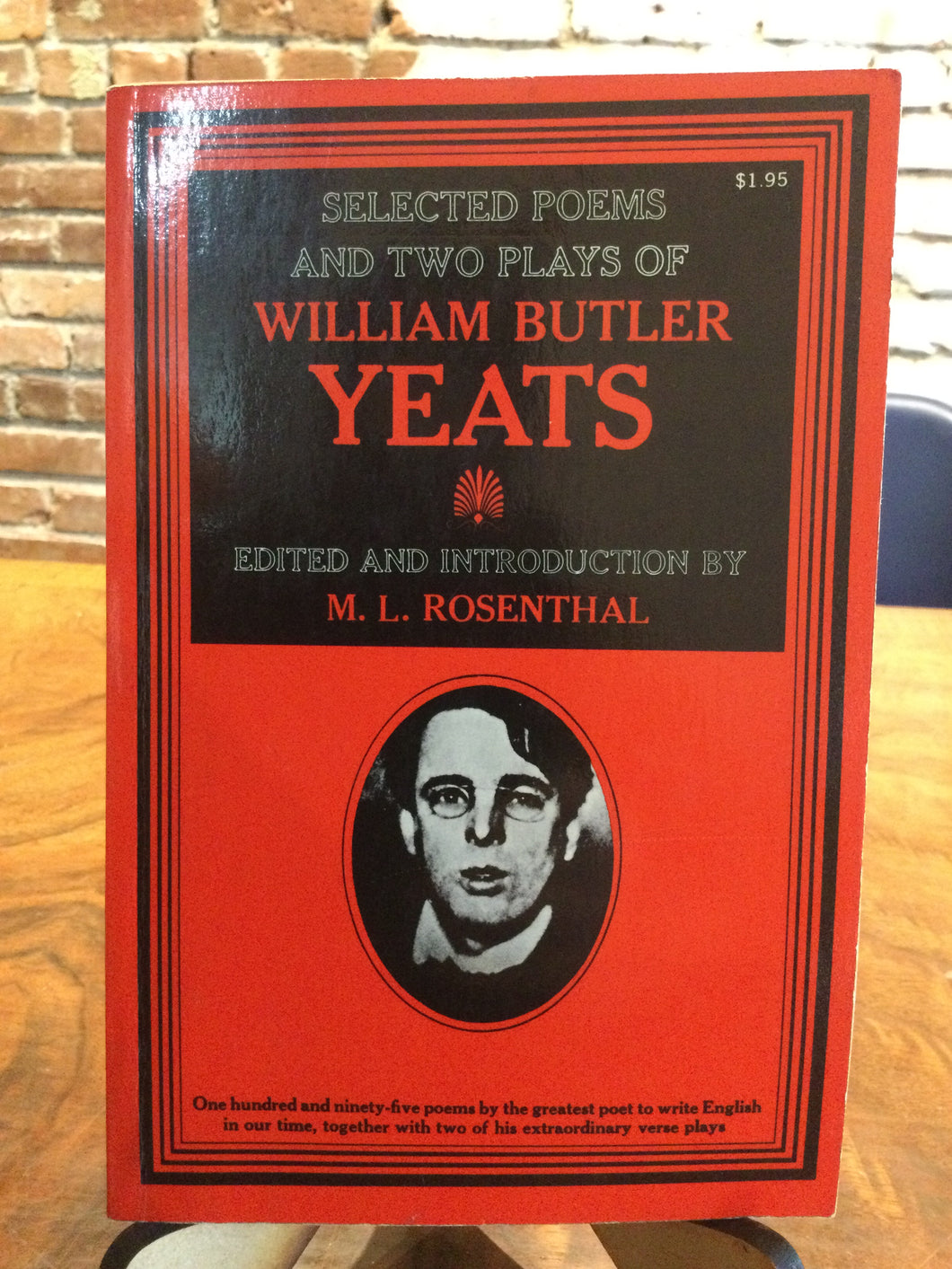 Rosenthal, M.L. (ed.): Selected Poems & Two Plays of William Butler Yeats [used paperback]