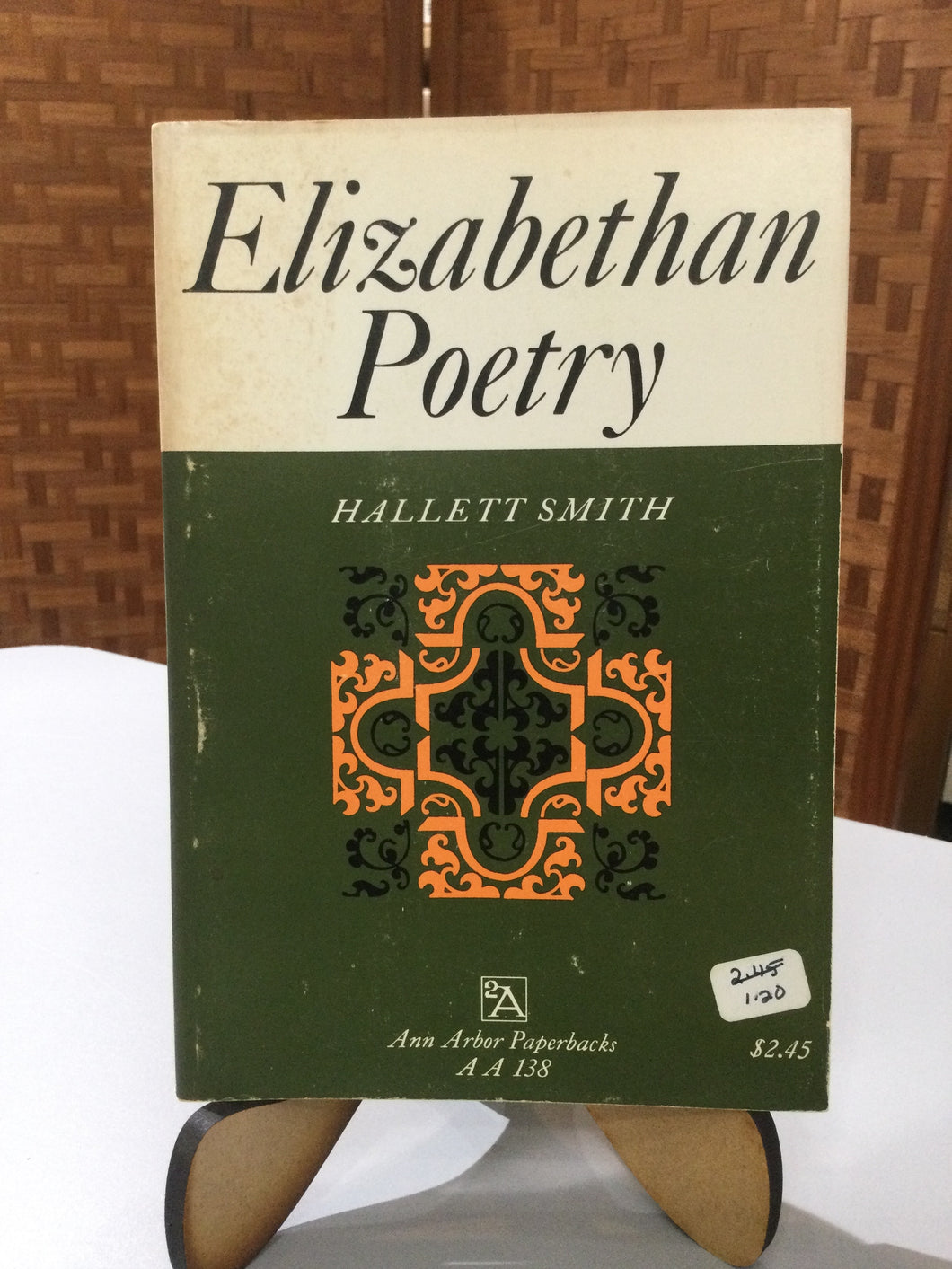 Smith, Hallet: Elizabethan Poetry [used paperback]