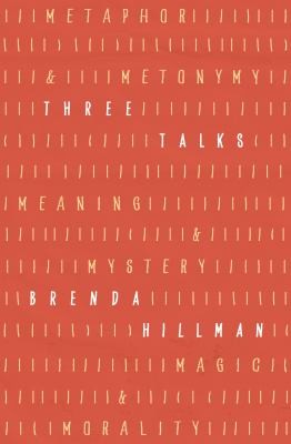 Hillman, Brenda: Three Talks (HC)