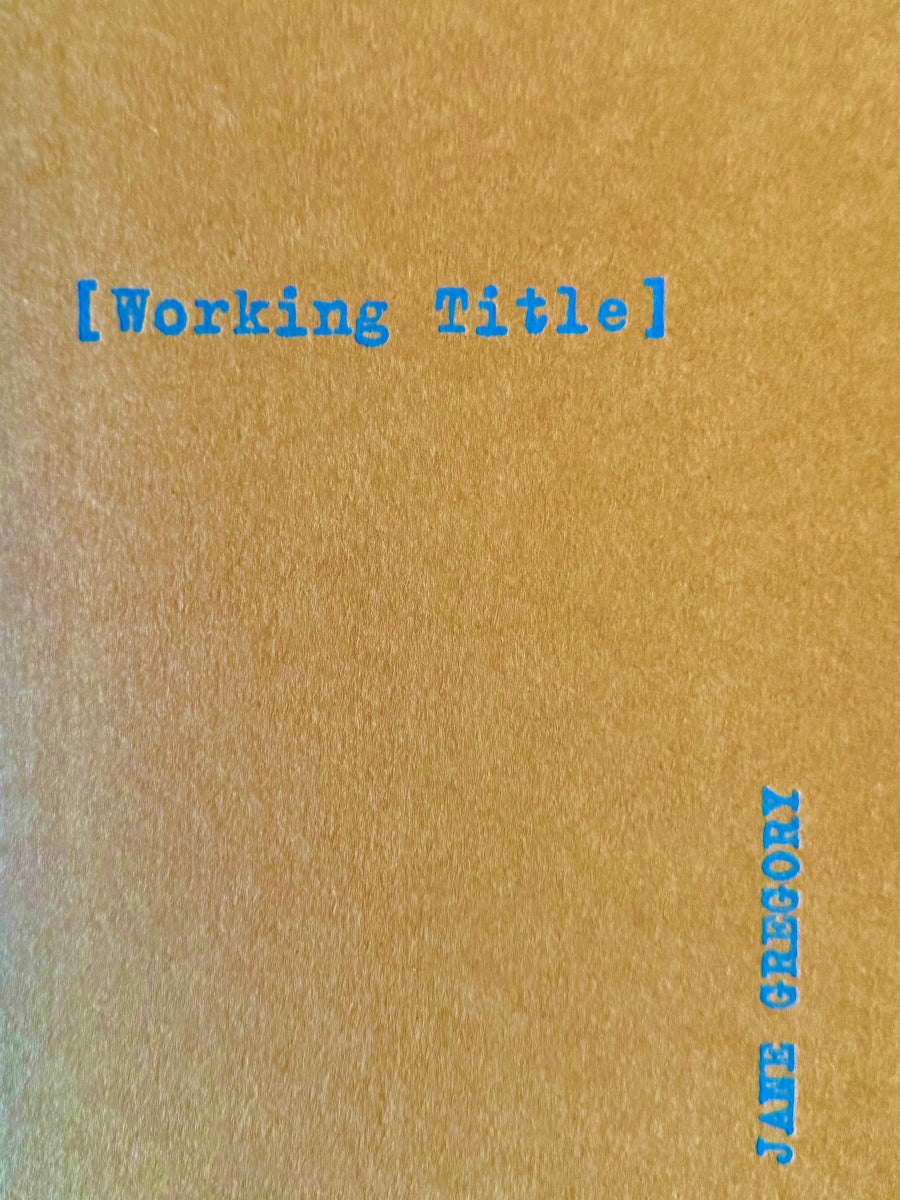 Gregory, Jane: [Working Title]