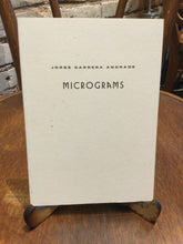 Andrade, Jorge Carrera: Micrograms [used paperback]
