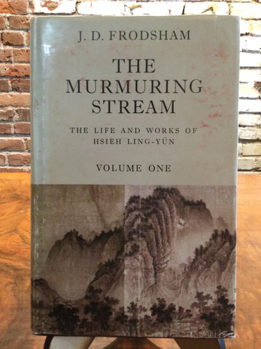 Frodsham, J. D.: The Murmuring Stream Vol. 1 [used hardcover]
