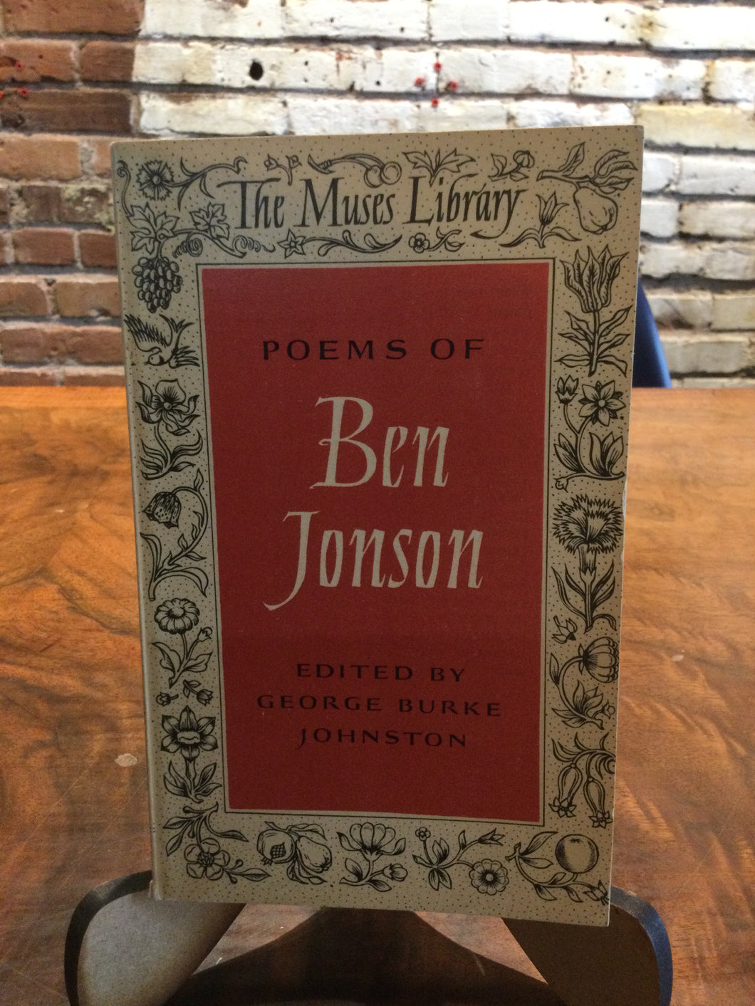 Johnston, George Burke (ed.): Poems of Ben Jonson