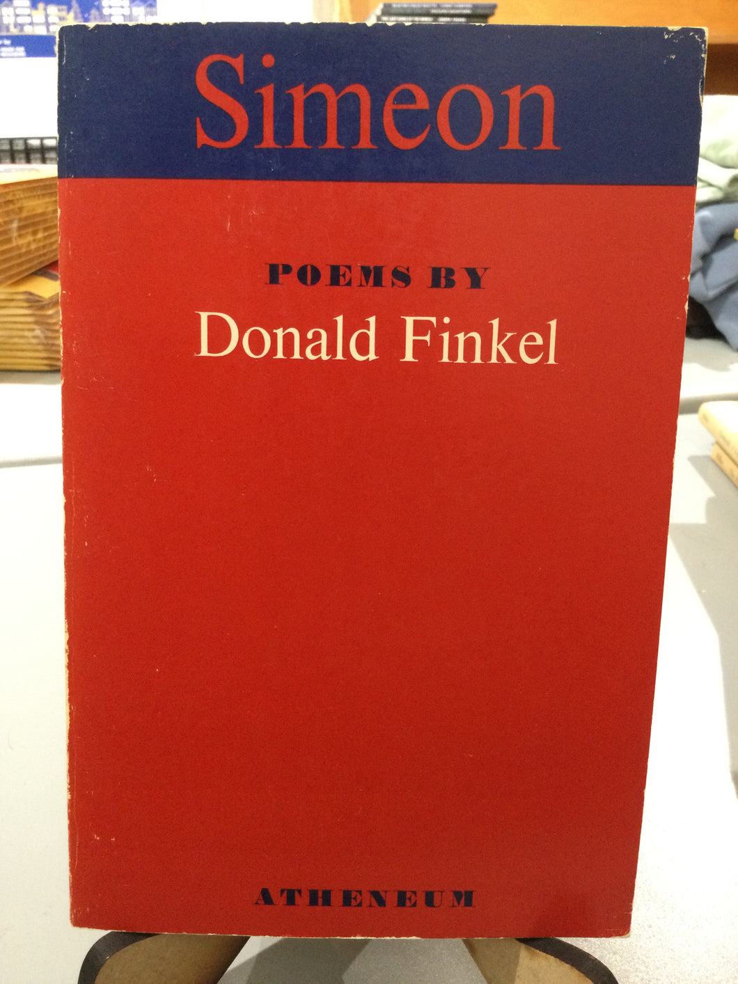 [Rare] Finkel, Donald: Simeon [used paperback]