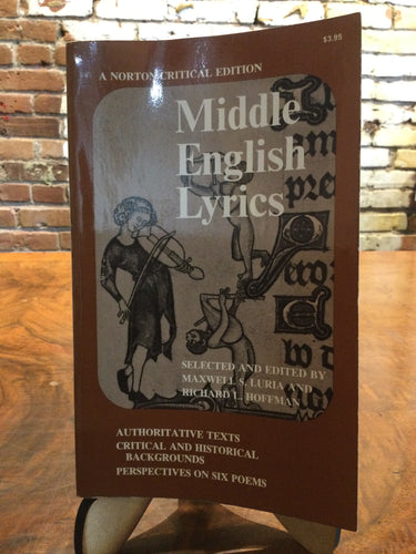 Luria, Maxwell S. / Hoffman, Richard L. (eds.): Middle English Lyrics [used paperback]