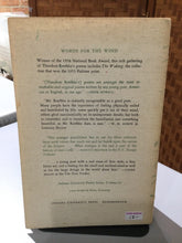 Roethke, Theodore: Words for the Wind [used paperback]