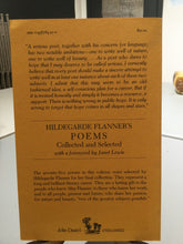 [Rare] Flanner, Hildegarde: Poems collected and selected [used paperback]