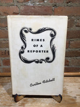 [Rare] Fitchett, Carlton: Rimes of a Reporter [used hardcover]