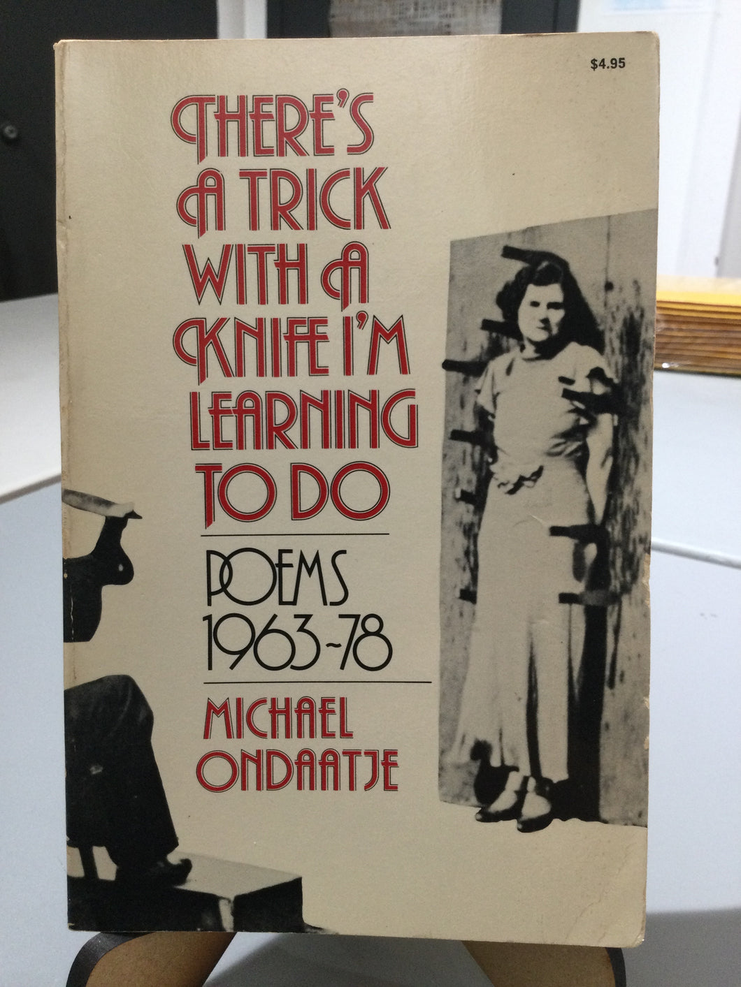 [Rare] Ondaatje, Michael: There's a Trick with a Knife I'm Learning to Do [used paperback]