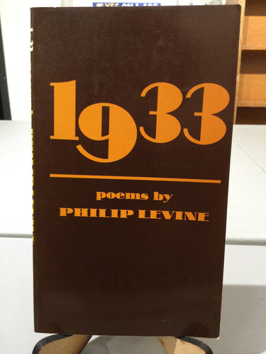 Levine, Philip: 1933 [used paperback]