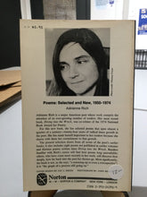 Rich, Adrienne: Poems, Selected and New, 1950-1974 [used paperback]