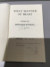 Finkel, Donald: What Manner of Beast [used paperback]