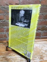 [Rare] Krolow, Karl: On Account of: Selected Poems [used paperback]