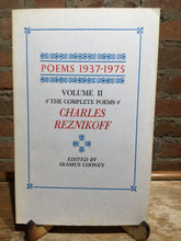[Rare] Reznikoff, Charles: Poems 1937-1975 Volume II of the Complete Poems of Charles Reznikoff [used paperback]