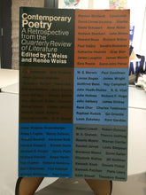 ED. Weiss, T & Renée Weiss: Contemporary Poetry [used paperback]