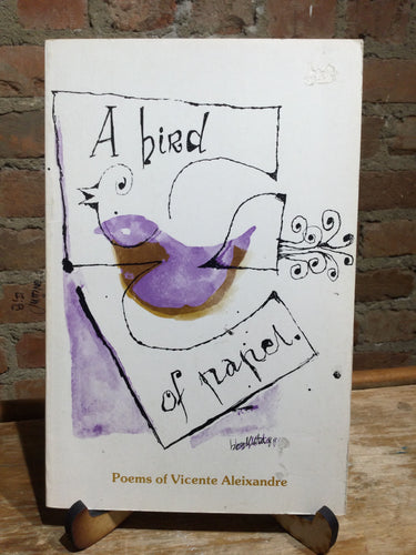 [Rare] Aleixandre, Vicente: A Bird of Paper [used paperback]