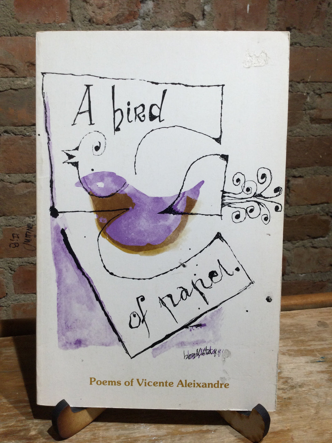 [Rare] Aleixandre, Vicente: A Bird of Paper [used paperback]