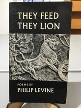 [Rare] Levine, Philip: They Feed They Lion [used paperback]