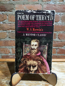 [Rare] Merwin, W. S.: Poem of the Cid [used paperback]