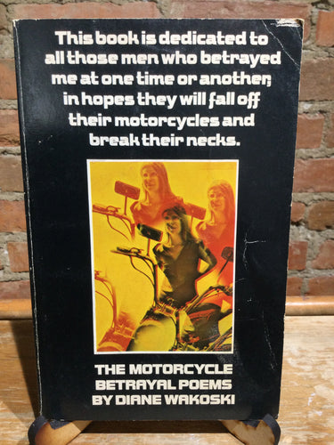[Rare] Wakoski, Diane: The Motorcycle Betrayal Poems [used paperback]