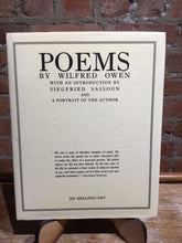 Owen, Wilfred: Poems by Wilfred Owen [used hardcover]