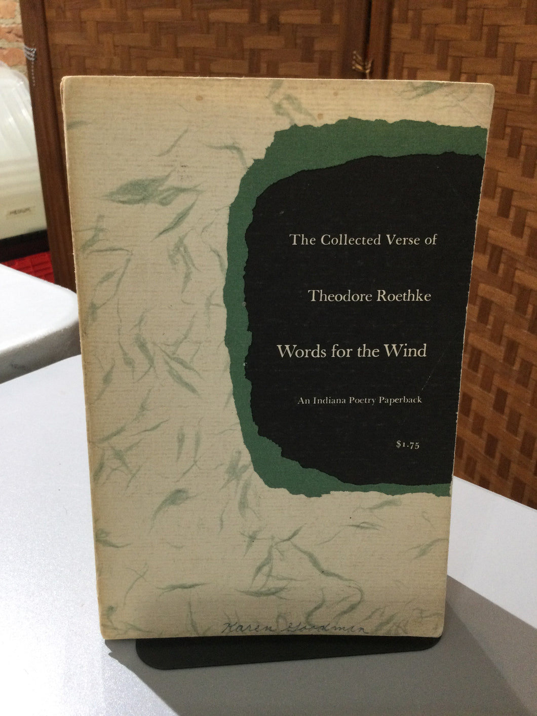 Roethke, Theodore: Words for the Wind [used paperback]