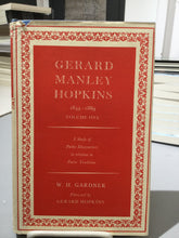 Gardner, W.H.: Gerard Manley Hopkins 1844-1889 Volumes 1 and 2 [used hardcover]
