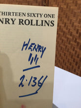 [Rare] Rollins, Henry: Two Thirteen Sixty One [used paperback]