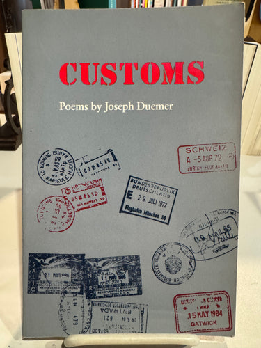 [Rare] Duemer, Joseph: Customs [used paperback]