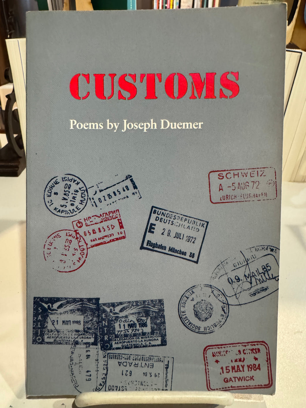 [Rare] Duemer, Joseph: Customs [used paperback]