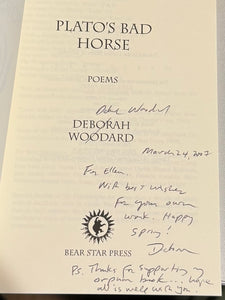 [Rare] Woodard, Deborah: Plato's Bad Horse [used paperback]
