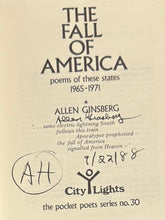 [Rare] Ginsberg, Allen: The Fall of America [used paperback]