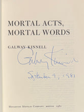 [Rare] Kinnell, Galway: Mortal Acts, Mortal Words [used paperback]