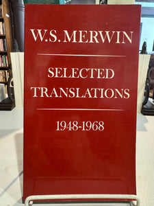 Merwin, W.S.: Selected Translations 1948-1968 (used paperback)