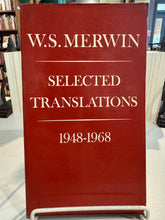 Merwin, W.S.: Selected Translations 1948-1968 (used paperback)