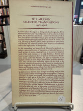 Merwin, W.S.: Selected Translations 1948-1968 (used paperback)