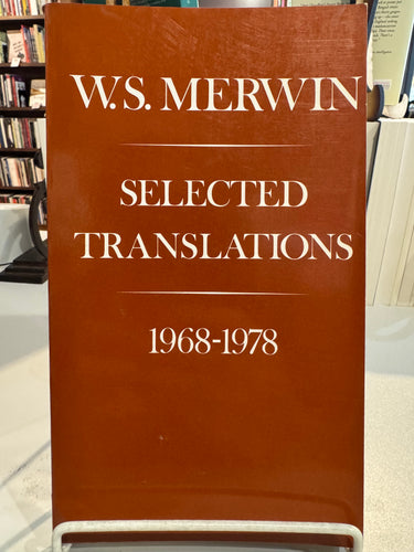 Merwin, W.S.: Selected Translations 1968-1978 [used paperback]