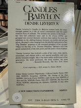 Levertov, Denise: Candles in Babylon [used paperback]