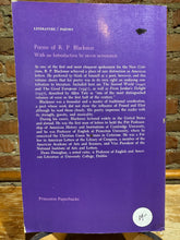 Poems of R.P. Blackmur [used paperback]