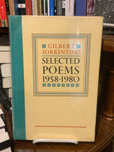 [Rare] Sorrentino, Gilbert: Selected Poems 1958-1980