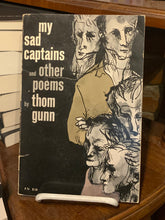 [Rare] Gunn, Thom: my sad captains and other poems