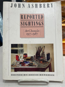 Ashbery, John: Reported Sightings [used paperback]