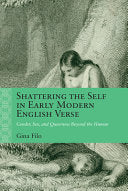 [12/15/25] Filo, Gina: Shattering the Self in Early Modern English Verse