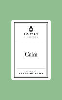 [12/30/25] Alma, Deborah (ed.): Poetry Prescription: Calm (HB)