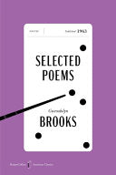 [05/05/26] Brooks, Gwendolyn: Selected Poems