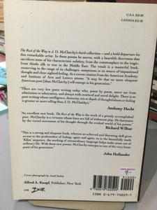 McClatchy, J.D.: The Rest of the Way [used paperback]