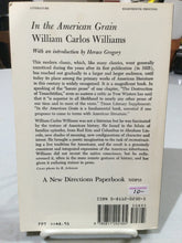 Williams, William Carlos: In the American Grain [used paperback]
