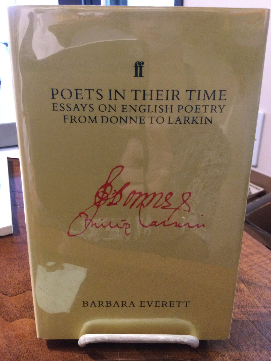 [Rare] Everett, Barbara: Poets in Their Time [used hardcover]